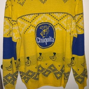 Yellow and Blue unisex Sweater